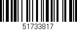 Código de barras (EAN, GTIN, SKU, ISBN): '51733817'