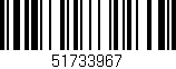 Código de barras (EAN, GTIN, SKU, ISBN): '51733967'