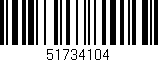 Código de barras (EAN, GTIN, SKU, ISBN): '51734104'