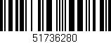 Código de barras (EAN, GTIN, SKU, ISBN): '51736280'