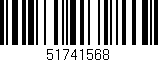 Código de barras (EAN, GTIN, SKU, ISBN): '51741568'