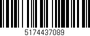 Código de barras (EAN, GTIN, SKU, ISBN): '5174437089'