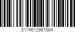 Código de barras (EAN, GTIN, SKU, ISBN): '5174612991584'