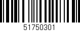 Código de barras (EAN, GTIN, SKU, ISBN): '51750301'