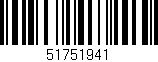 Código de barras (EAN, GTIN, SKU, ISBN): '51751941'