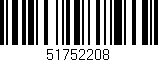 Código de barras (EAN, GTIN, SKU, ISBN): '51752208'