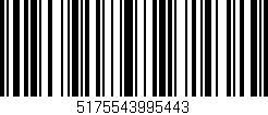 Código de barras (EAN, GTIN, SKU, ISBN): '5175543995443'