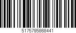 Código de barras (EAN, GTIN, SKU, ISBN): '5175795868441'
