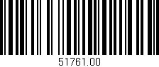 Código de barras (EAN, GTIN, SKU, ISBN): '51761.00'
