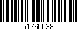 Código de barras (EAN, GTIN, SKU, ISBN): '51766038'