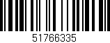 Código de barras (EAN, GTIN, SKU, ISBN): '51766335'