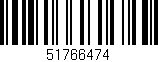 Código de barras (EAN, GTIN, SKU, ISBN): '51766474'