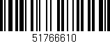 Código de barras (EAN, GTIN, SKU, ISBN): '51766610'