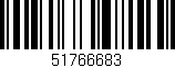Código de barras (EAN, GTIN, SKU, ISBN): '51766683'