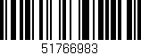 Código de barras (EAN, GTIN, SKU, ISBN): '51766983'