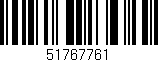 Código de barras (EAN, GTIN, SKU, ISBN): '51767761'