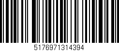 Código de barras (EAN, GTIN, SKU, ISBN): '5176971314394'