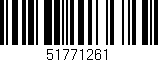 Código de barras (EAN, GTIN, SKU, ISBN): '51771261'