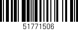 Código de barras (EAN, GTIN, SKU, ISBN): '51771506'