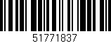 Código de barras (EAN, GTIN, SKU, ISBN): '51771837'
