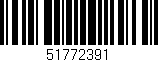 Código de barras (EAN, GTIN, SKU, ISBN): '51772391'