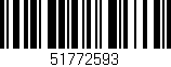 Código de barras (EAN, GTIN, SKU, ISBN): '51772593'