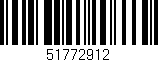 Código de barras (EAN, GTIN, SKU, ISBN): '51772912'