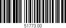 Código de barras (EAN, GTIN, SKU, ISBN): '51773.00'