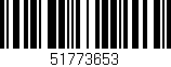 Código de barras (EAN, GTIN, SKU, ISBN): '51773653'