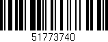 Código de barras (EAN, GTIN, SKU, ISBN): '51773740'