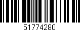 Código de barras (EAN, GTIN, SKU, ISBN): '51774280'