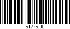Código de barras (EAN, GTIN, SKU, ISBN): '51775.00'