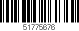 Código de barras (EAN, GTIN, SKU, ISBN): '51775676'