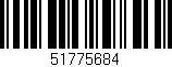 Código de barras (EAN, GTIN, SKU, ISBN): '51775684'