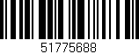 Código de barras (EAN, GTIN, SKU, ISBN): '51775688'