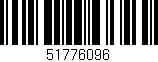 Código de barras (EAN, GTIN, SKU, ISBN): '51776096'