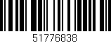 Código de barras (EAN, GTIN, SKU, ISBN): '51776838'