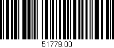 Código de barras (EAN, GTIN, SKU, ISBN): '51779.00'