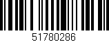 Código de barras (EAN, GTIN, SKU, ISBN): '51780286'