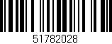 Código de barras (EAN, GTIN, SKU, ISBN): '51782028'
