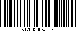 Código de barras (EAN, GTIN, SKU, ISBN): '5178333952435'