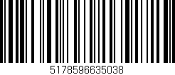 Código de barras (EAN, GTIN, SKU, ISBN): '5178596635038'