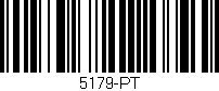 Código de barras (EAN, GTIN, SKU, ISBN): '5179-PT'
