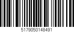 Código de barras (EAN, GTIN, SKU, ISBN): '5179050148491'