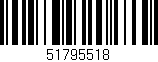 Código de barras (EAN, GTIN, SKU, ISBN): '51795518'