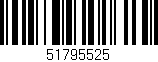 Código de barras (EAN, GTIN, SKU, ISBN): '51795525'