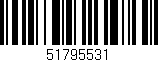 Código de barras (EAN, GTIN, SKU, ISBN): '51795531'