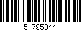 Código de barras (EAN, GTIN, SKU, ISBN): '51795844'