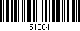 Código de barras (EAN, GTIN, SKU, ISBN): '51804'