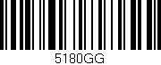Código de barras (EAN, GTIN, SKU, ISBN): '5180GG'